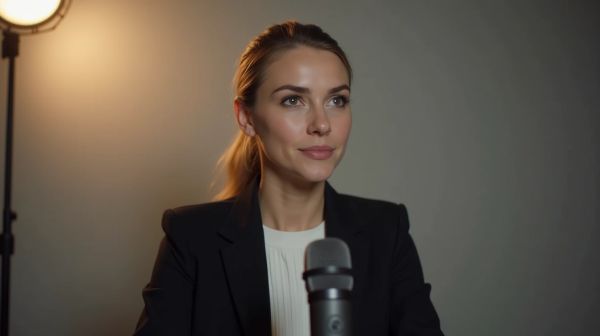 Obtenez une voix off femme professionnelle et rapide