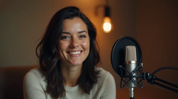 Obtenez une voix off femme professionnelle et rapide